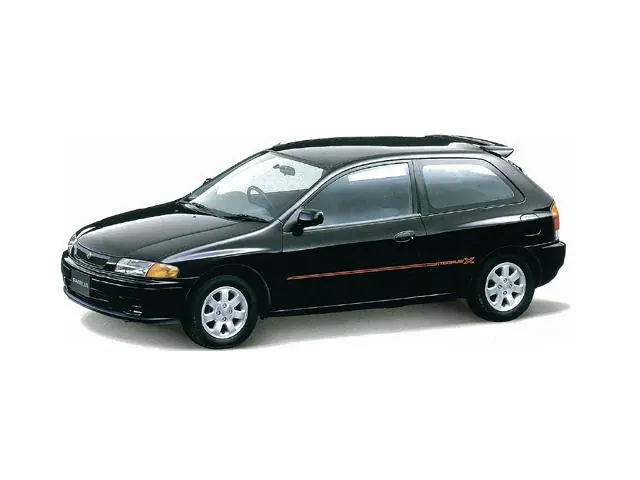 Mazda Familia (BHA3S, BHA8S, BHALS) 8 поколение, рестайлинг, хэтчбек 3 дв. (10.1996 - 04.1999)